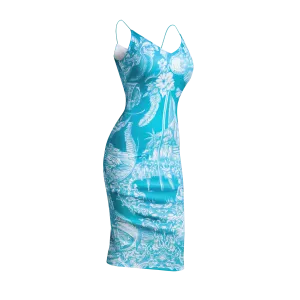 50TH INDEPENDENCE BODYCON-AQUA