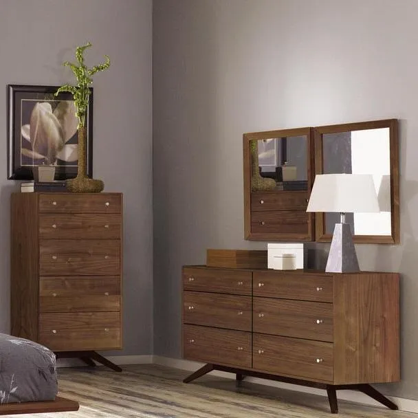 Astrid Bedroom Set in Walnut