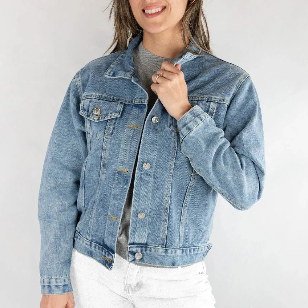 (Blue Denim) Blue Denim Jacket Gift