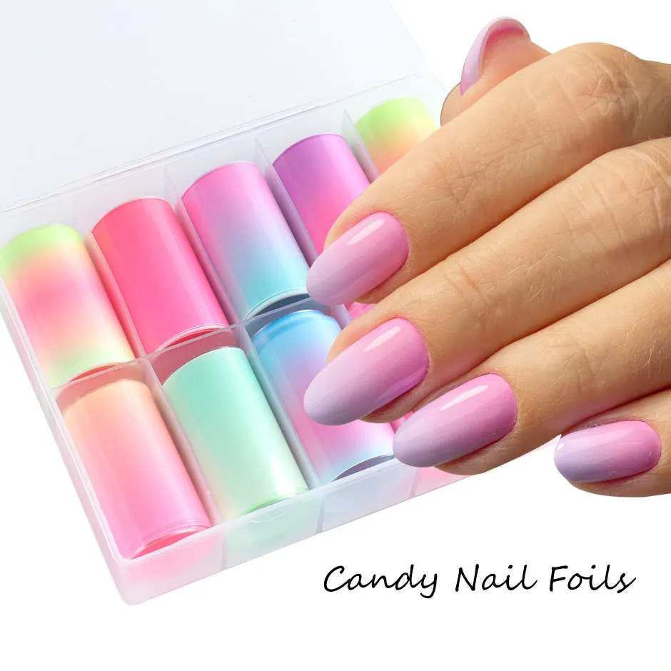 BOX Transfer Foils - Candy Neon ~ 10 ROLLS