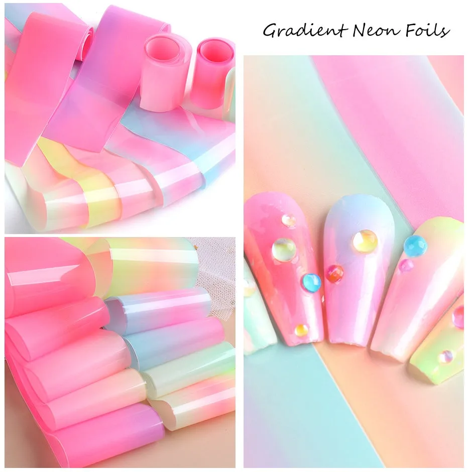 BOX Transfer Foils - Candy Neon ~ 10 ROLLS