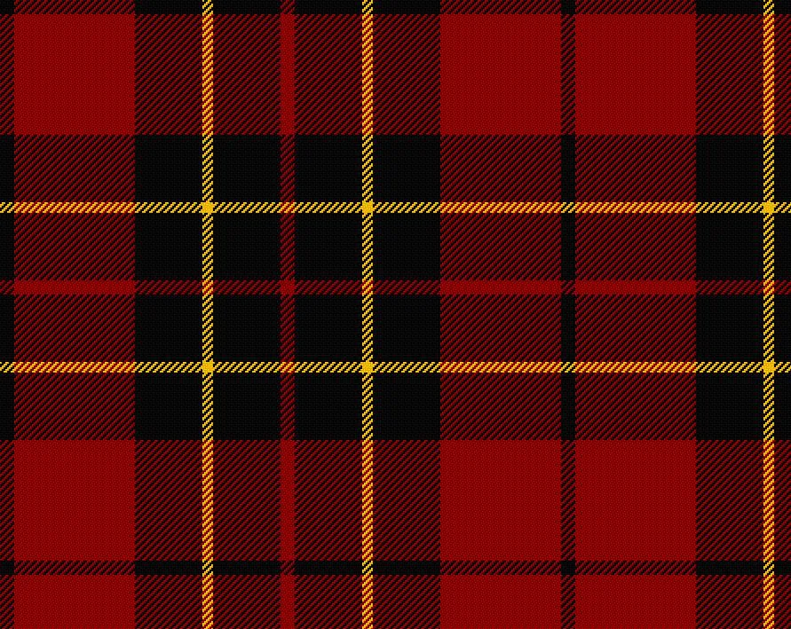 Brodie Red Modern Tartan Scarf