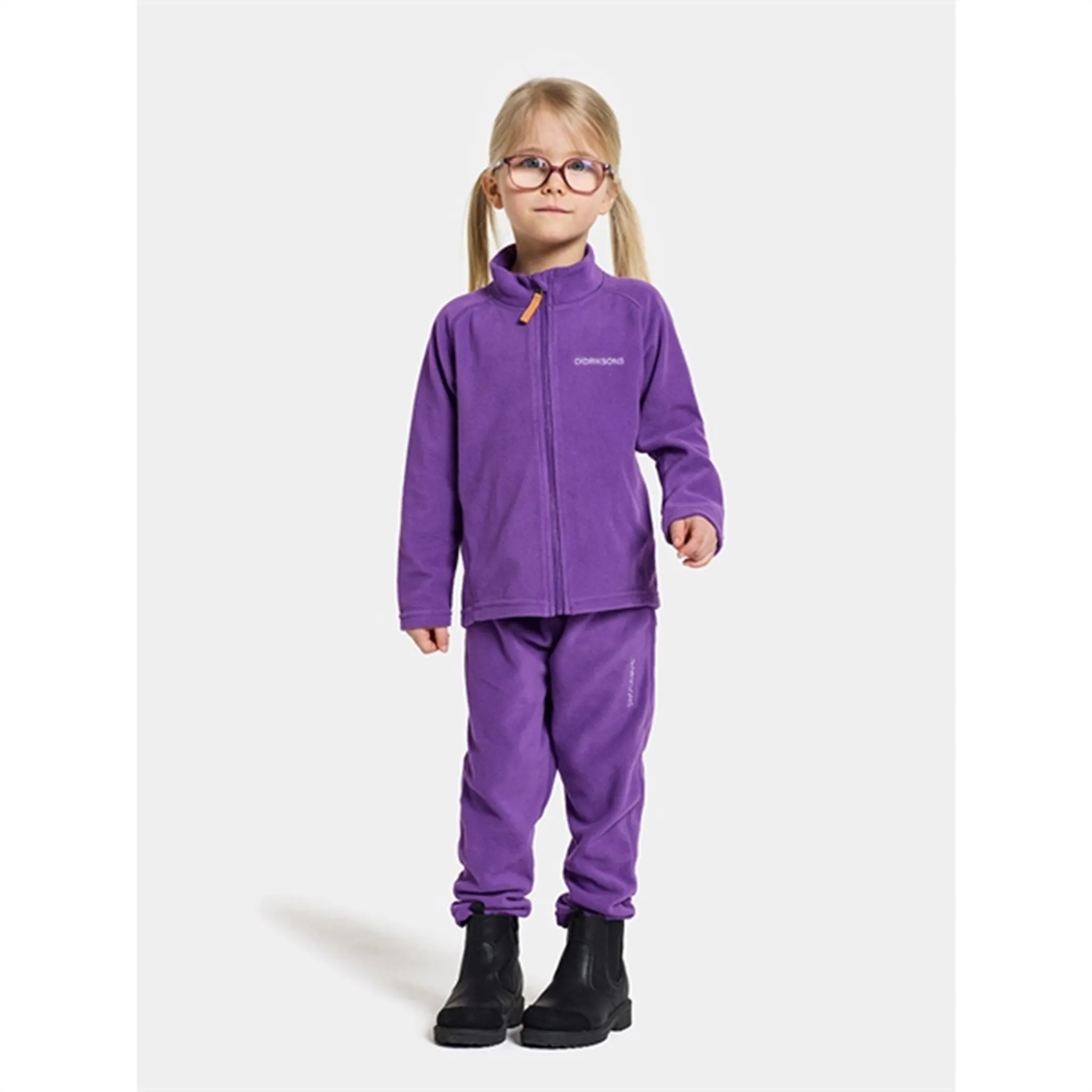 Didriksons Disco Purple Monte Kids Fleece Pants