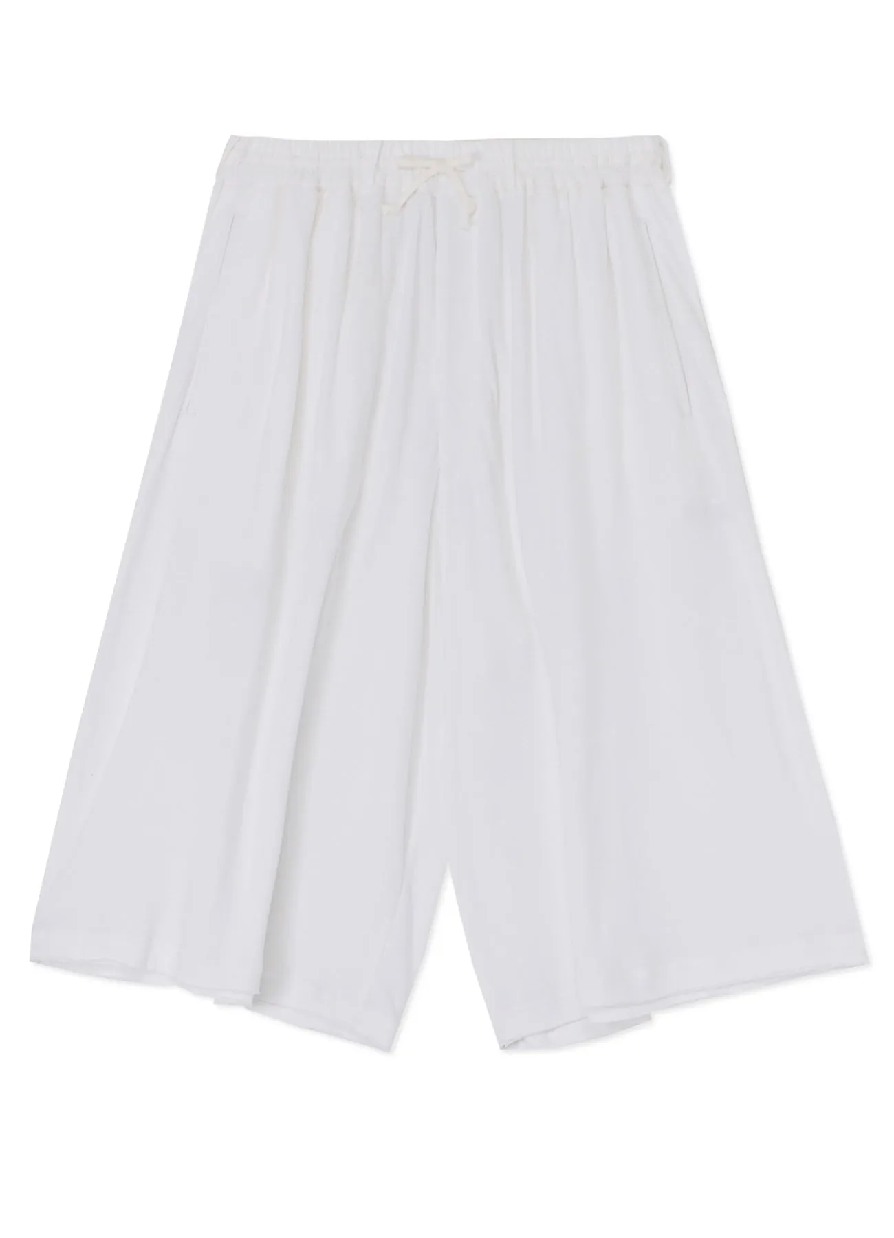 DOUBLE-FACE COTTON JERSEY CULOTTE PANTS