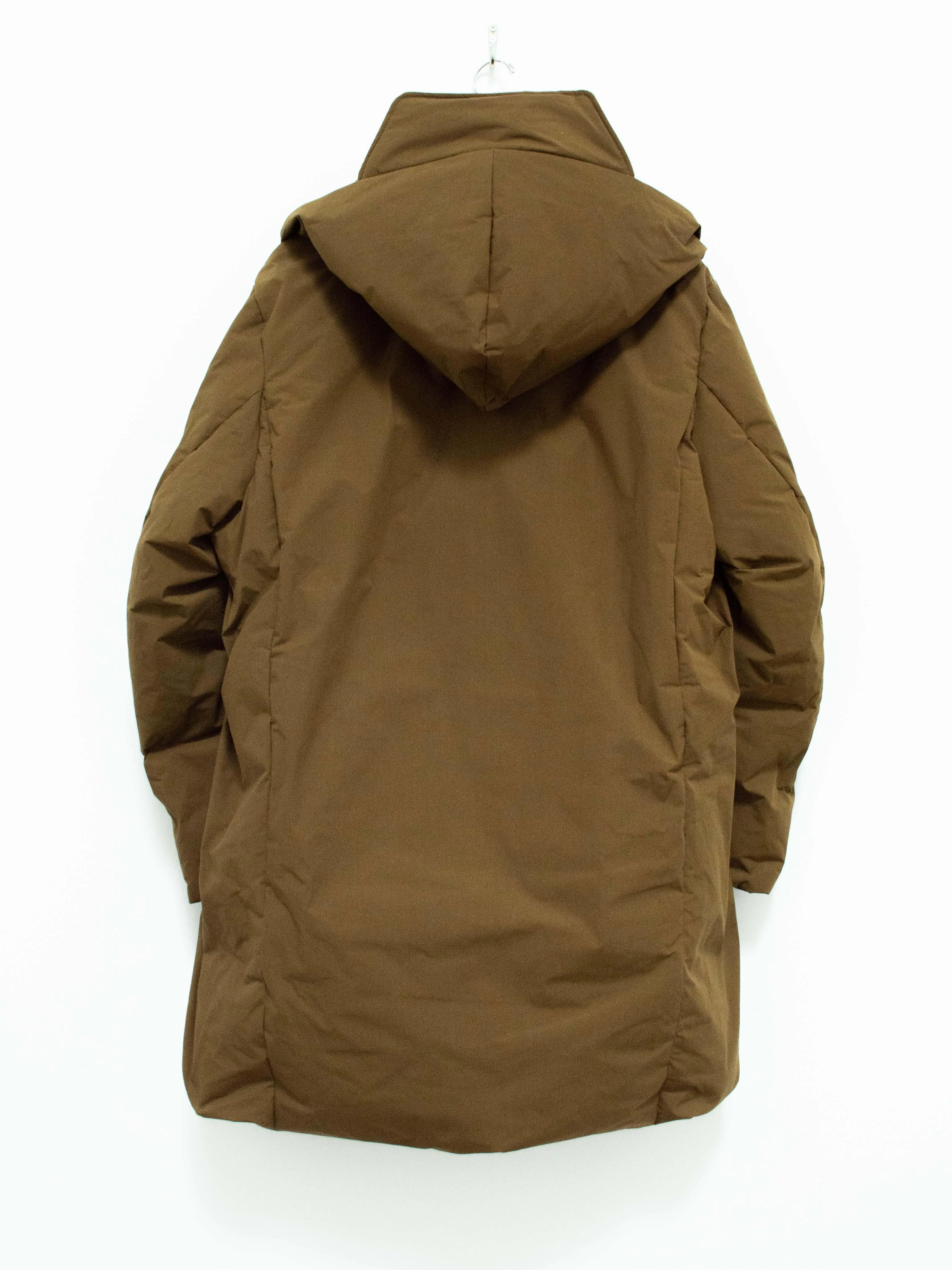 Duck Down Robe Hooded Coat - Moka Brown