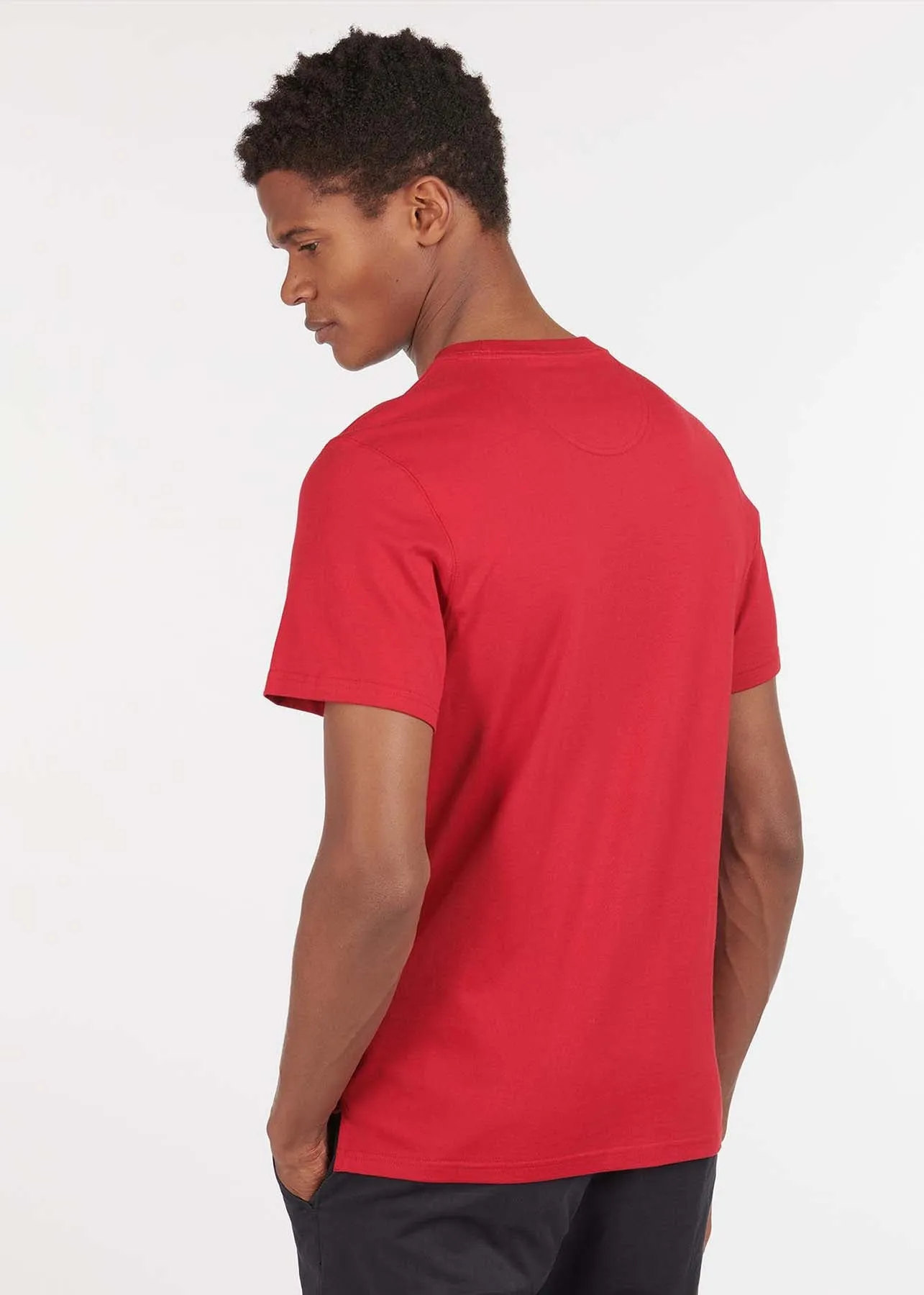 Durness pocket tee - chilli red