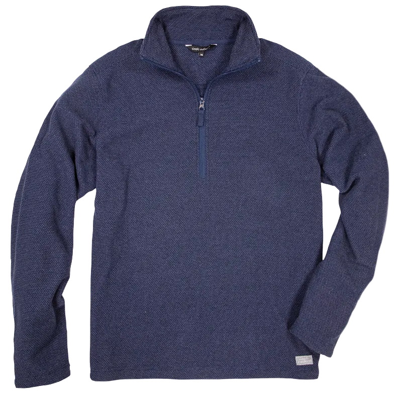 Final Sale  ✨Simply Southern Men's Quarter Zip Navy