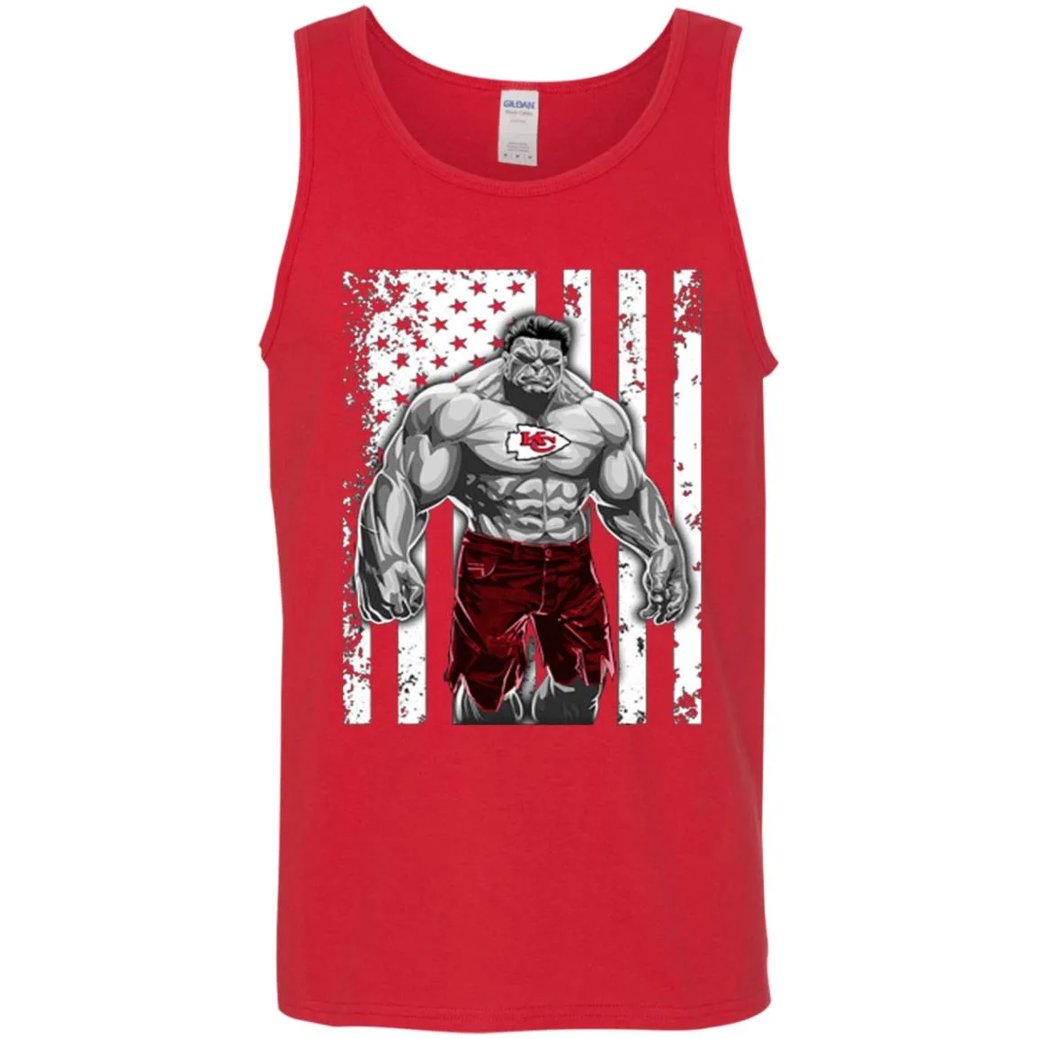 Giants Hulk Kansas City Chiefs T-shirt Men Cotton Tank