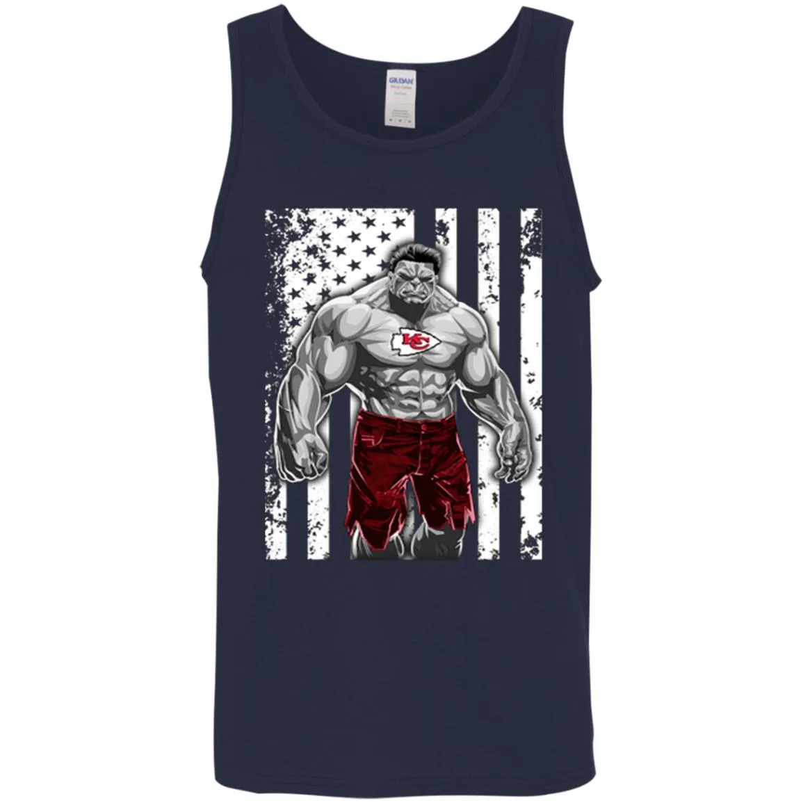 Giants Hulk Kansas City Chiefs T-shirt Men Cotton Tank