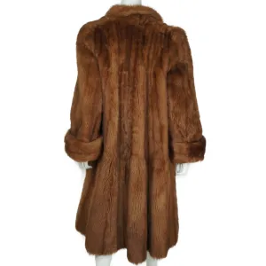 Glamorous 1950s Sheepskin Coat Tescan Admoir Fur Stephen Adler London Ladies M