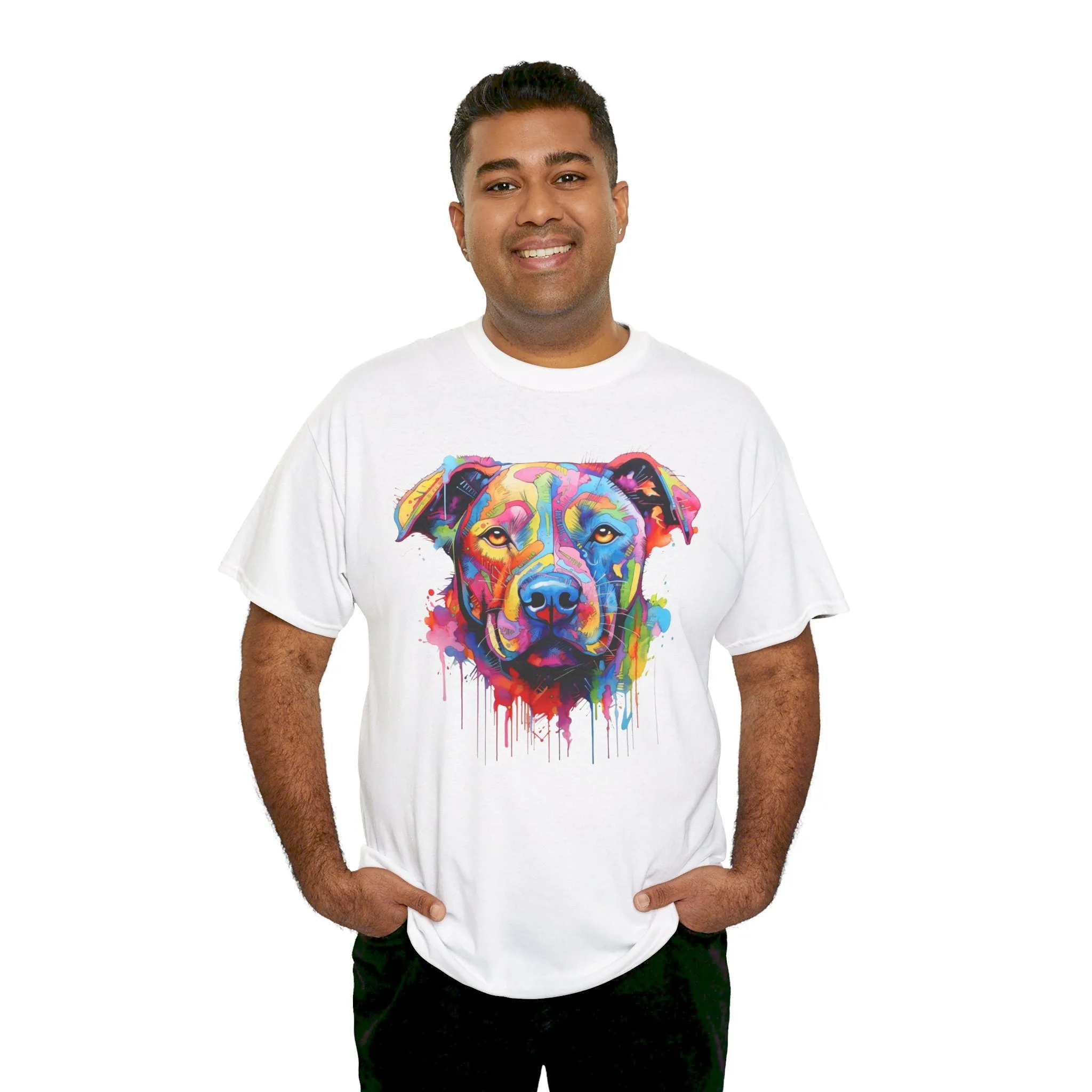 Graffiti Pitbull T-Shirt | T-Shirt für Street Art und Hunde Fans