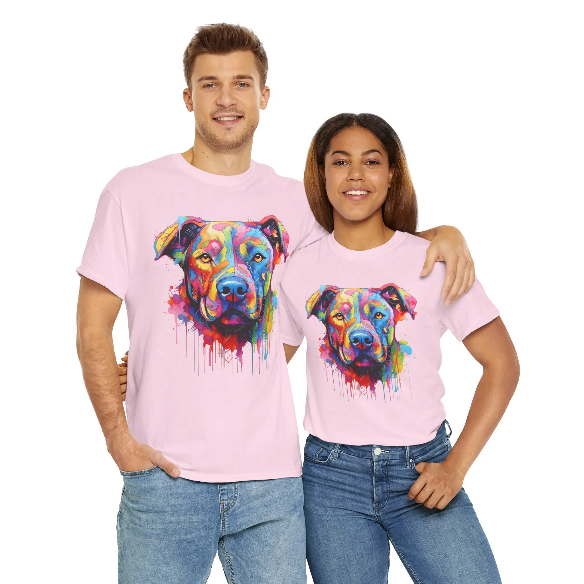 Graffiti Pitbull T-Shirt | T-Shirt für Street Art und Hunde Fans