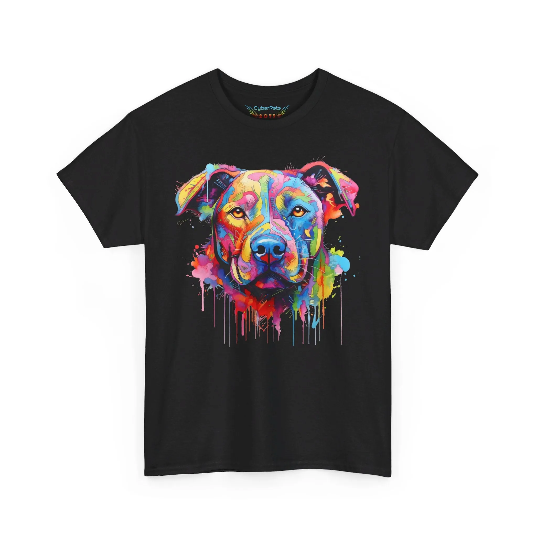 Graffiti Pitbull T-Shirt | T-Shirt für Street Art und Hunde Fans