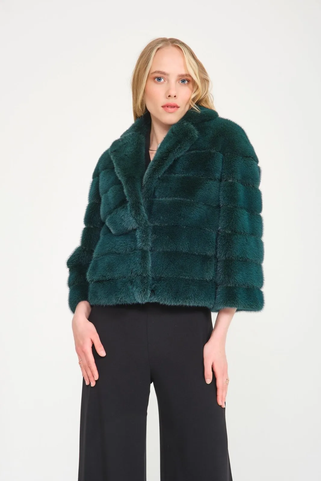 Green Mink Fur Jacket