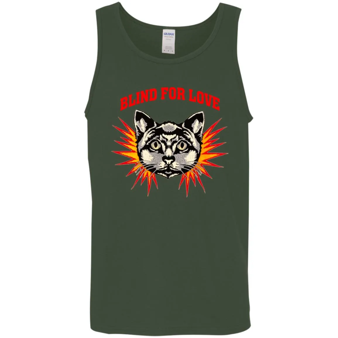 Gucci 2018 Cat Blind For You T-shirt Men Cotton Tank