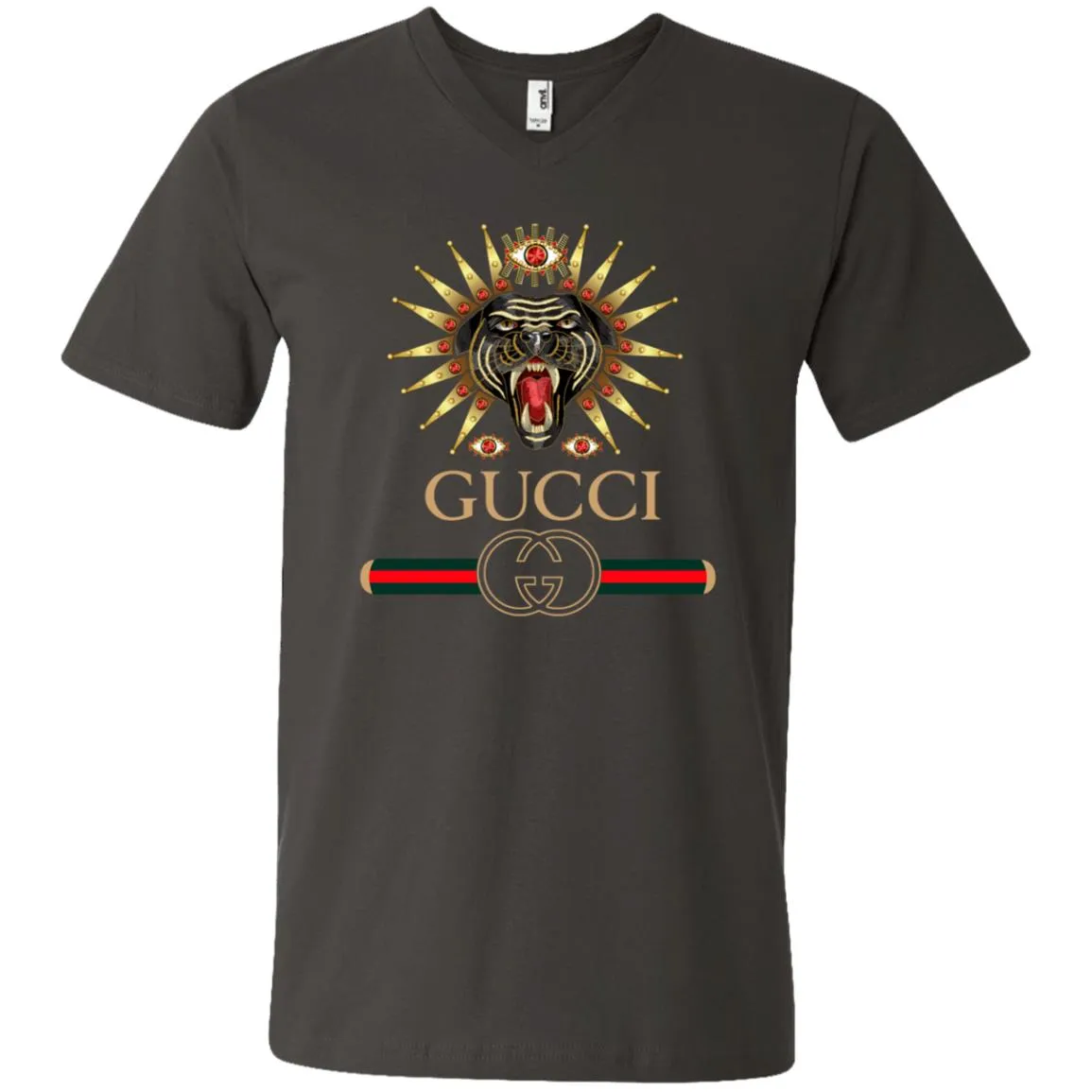 Gucci Tiger Best T-shirt Men V-Neck T-Shirt