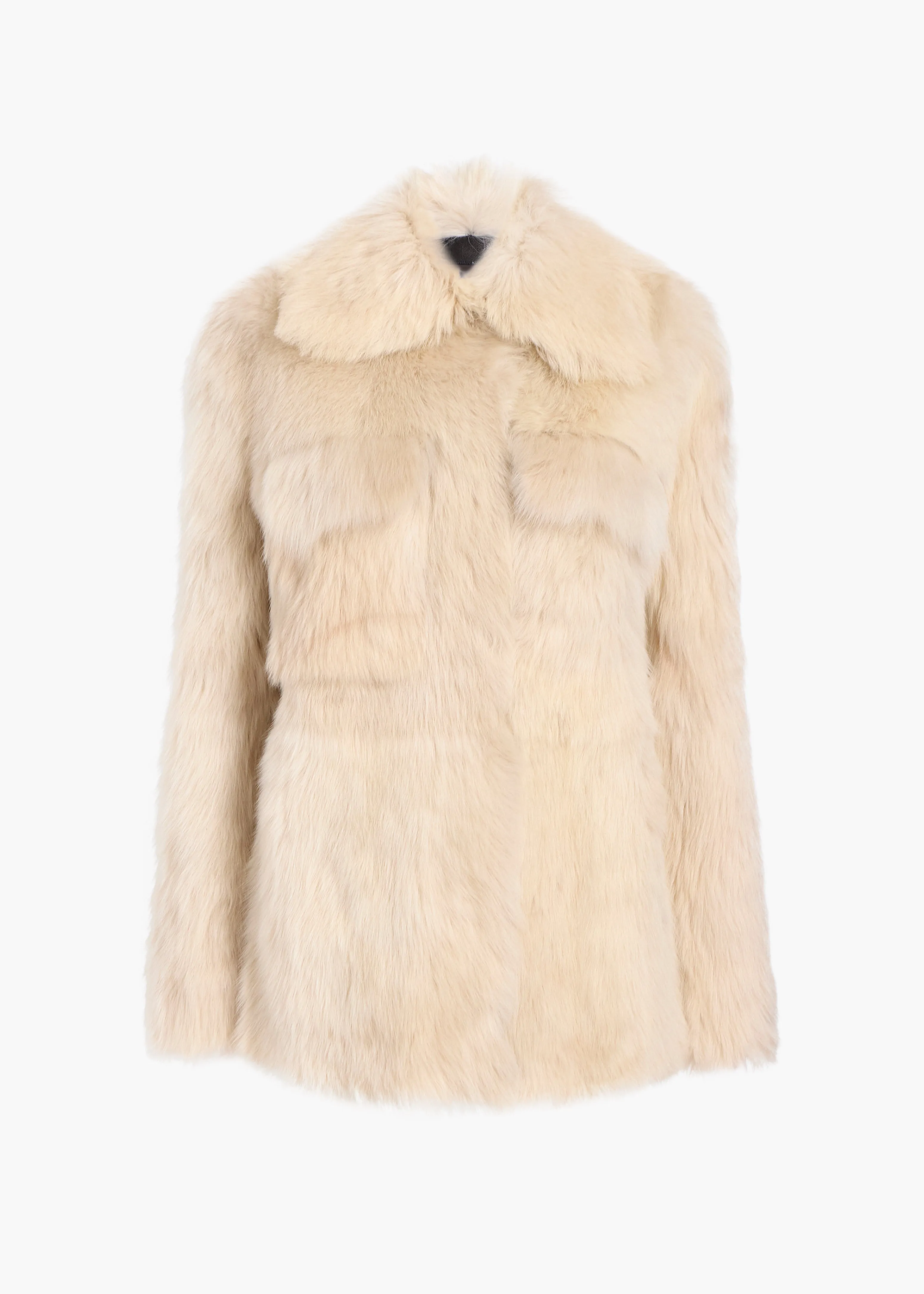 Iana Jacket in Cream Shearling