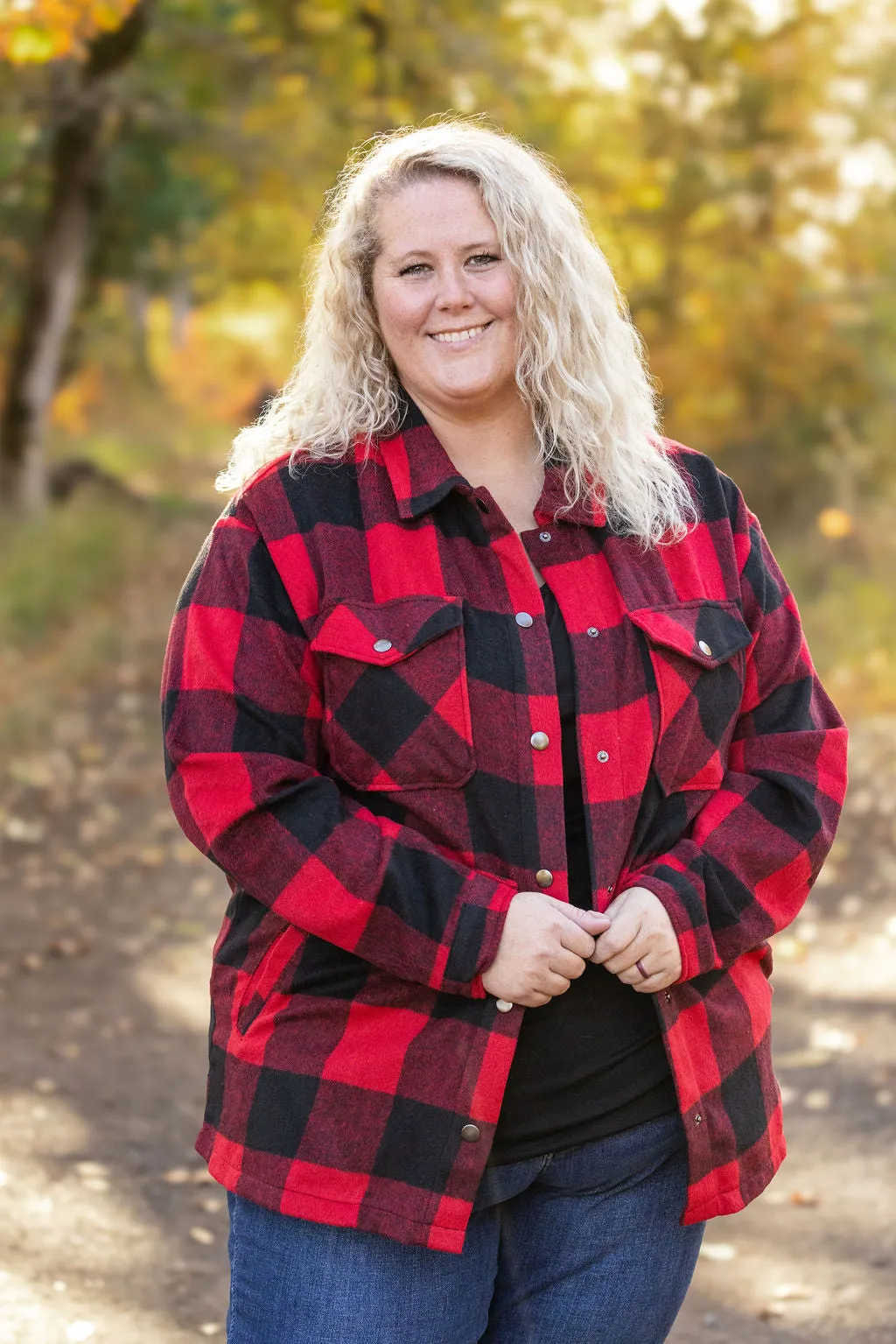 IN STOCK Norah Plaid Shacket - Buffalo Plaid