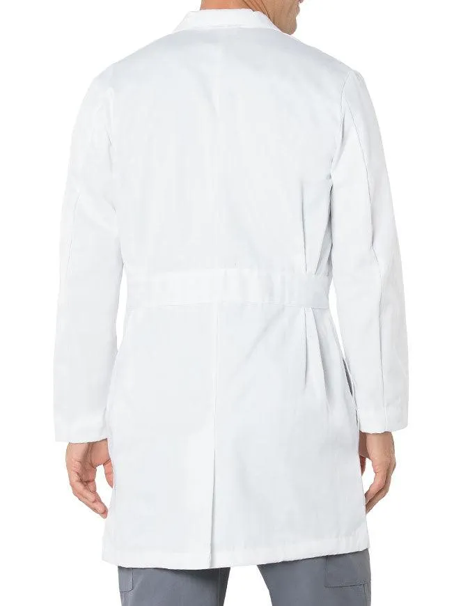 Landau Men's 37 inch Multi Pocket Twill Protective Medical Lab Coat