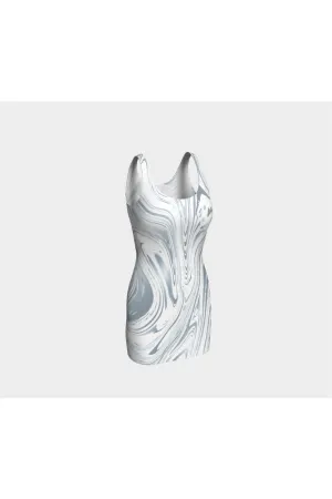 Molten Silver Bodycon Dress