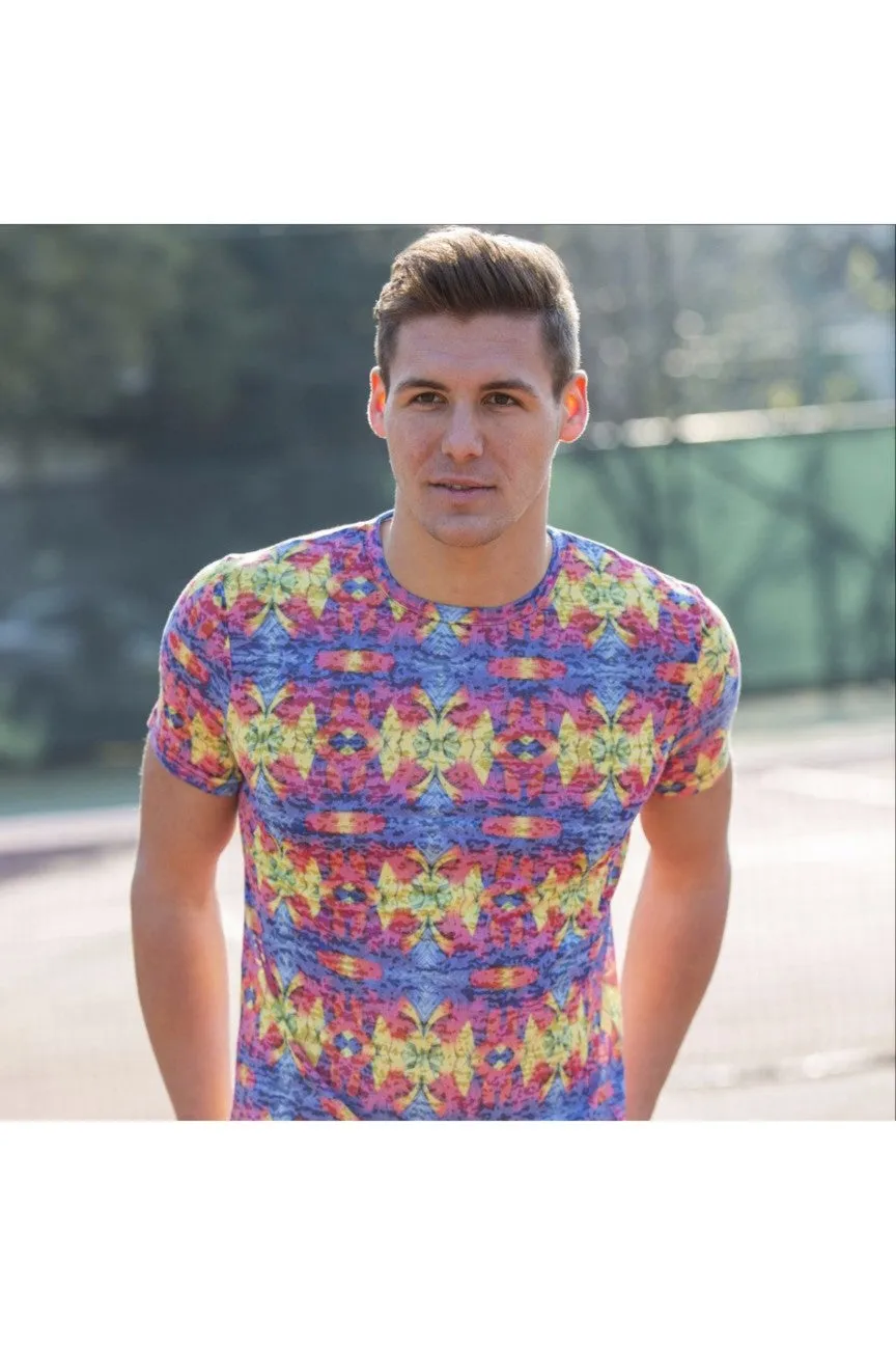 Multi Colors Print T-Shirt