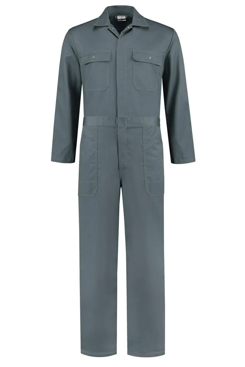 Overall Drukknoop polyester/katoen