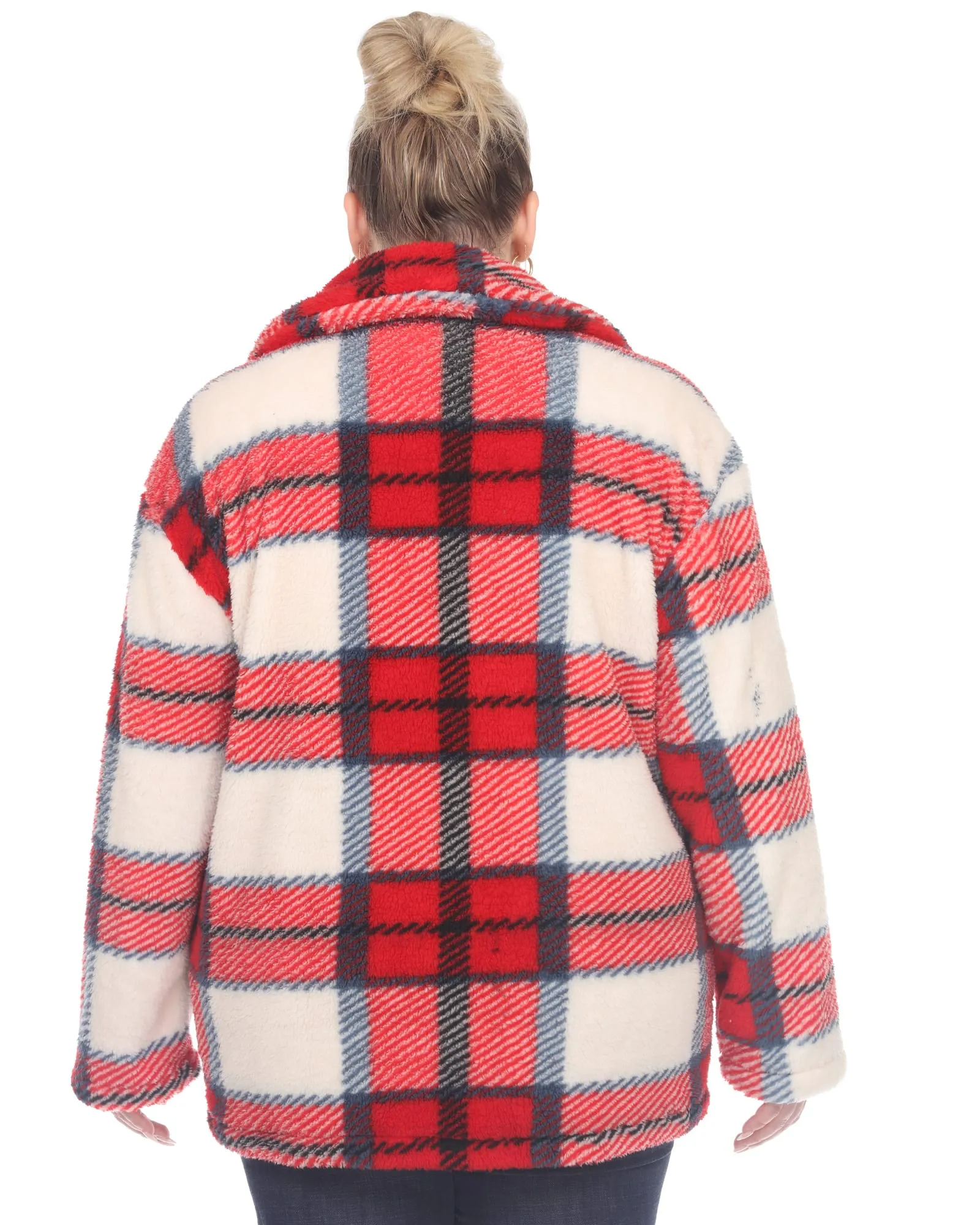 Plaid Shacket | Red