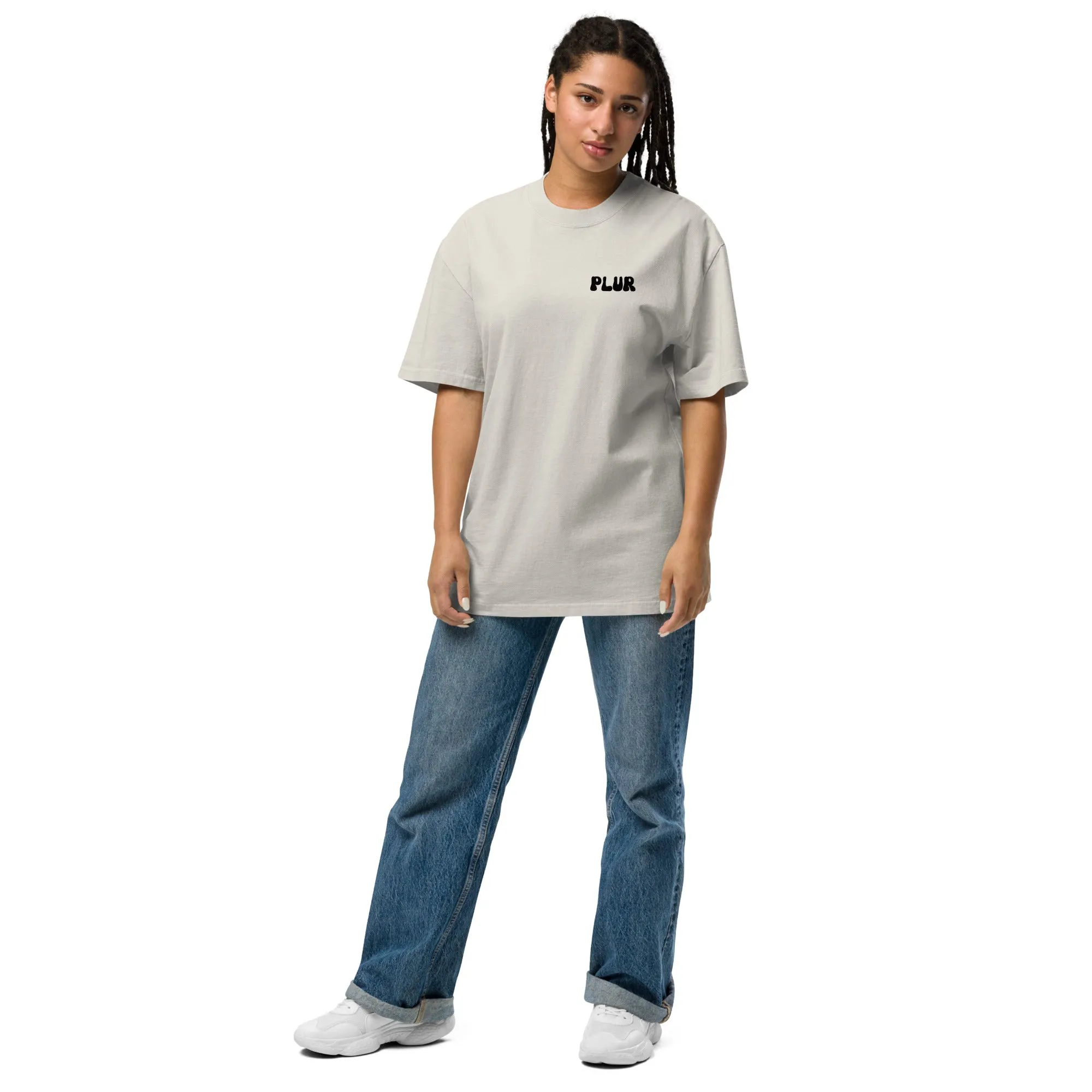 PLUR Oversized Faded T-Shirt