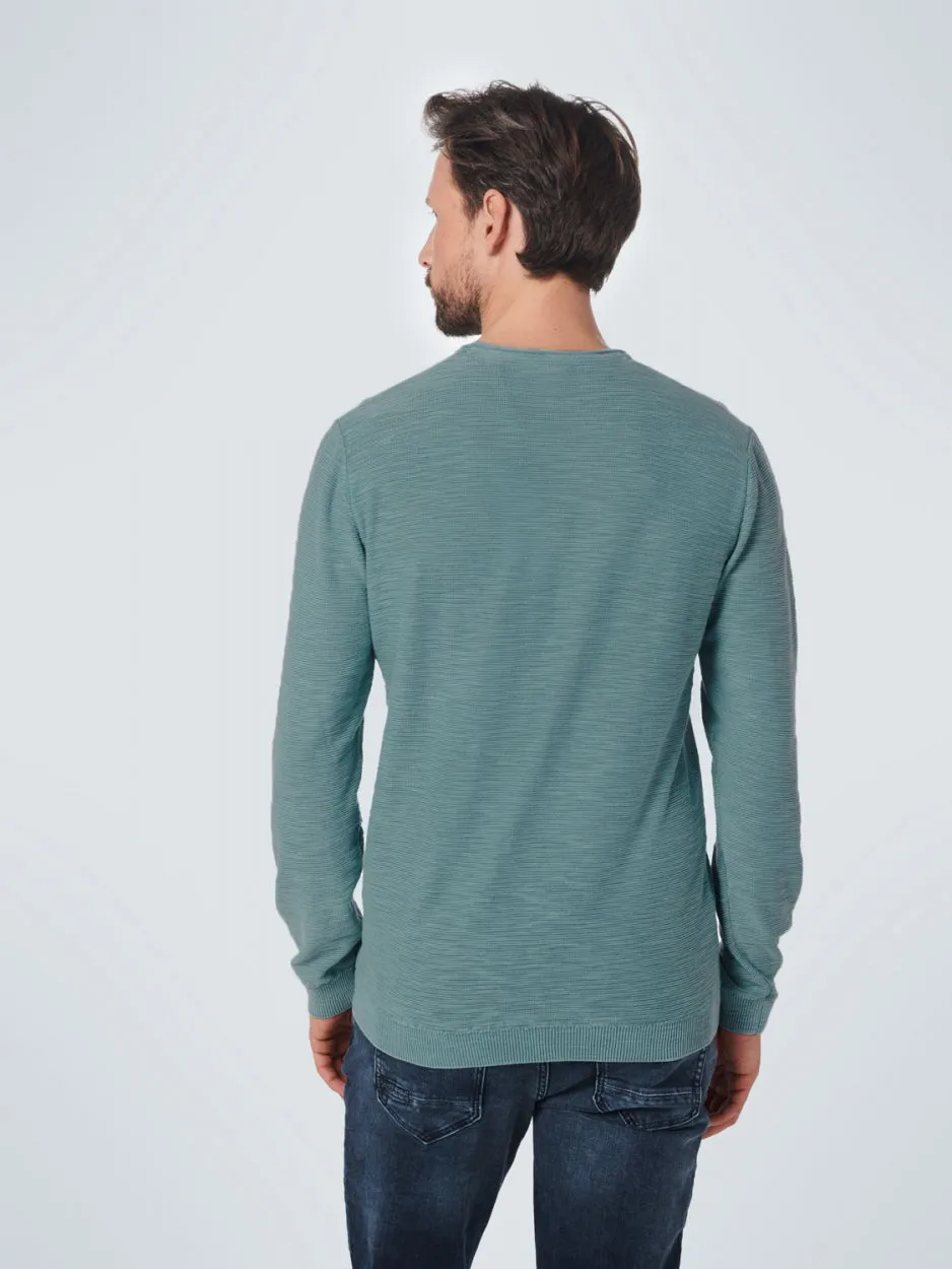 Pullover Crewneck Relief Garment Dyed   Stone Washed | Pacific