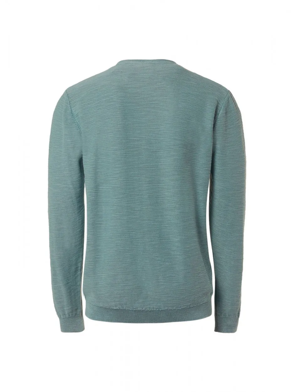 Pullover Crewneck Relief Garment Dyed   Stone Washed | Pacific