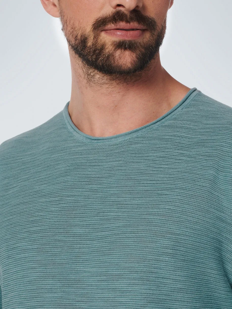 Pullover Crewneck Relief Garment Dyed   Stone Washed | Pacific