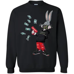 Rabbit Gucci T-shirt Crewneck Pullover Sweatshirt