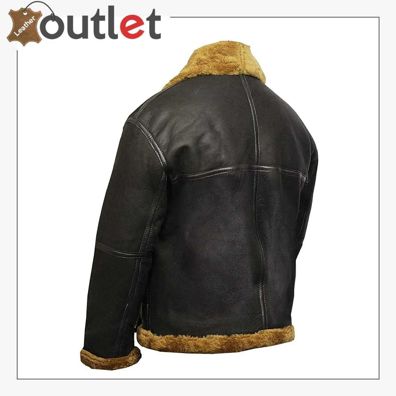 Real B3 Bomber Leather Jacket for Men