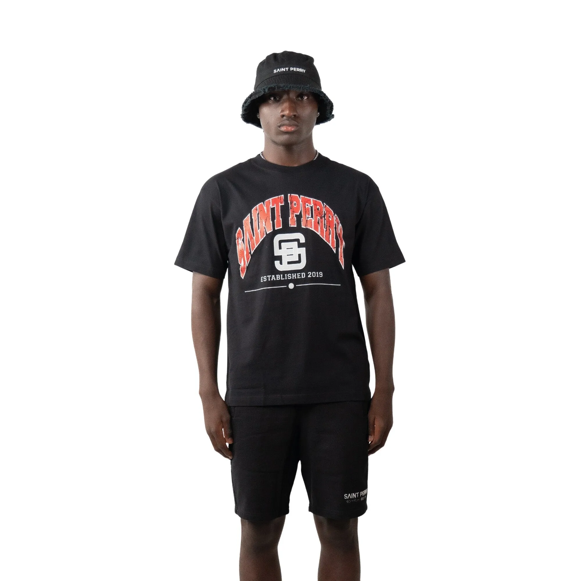 Red Onions T-Shirt Black