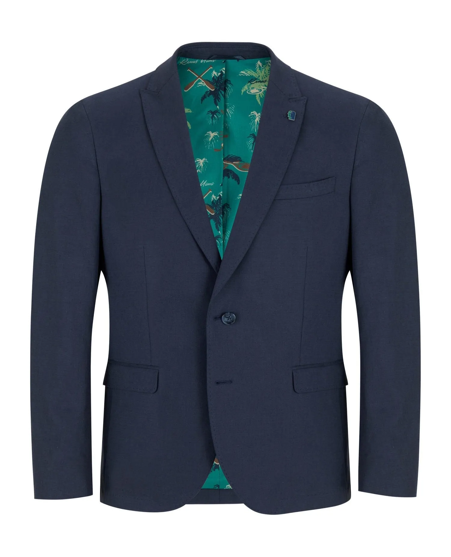 REMUS UOMO® Deano Cotton/Linen Jacket/Navy - CORE SS24