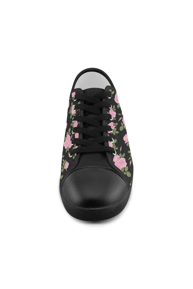 Rosey Midnight Women's Canvas Shoes (Model 016)