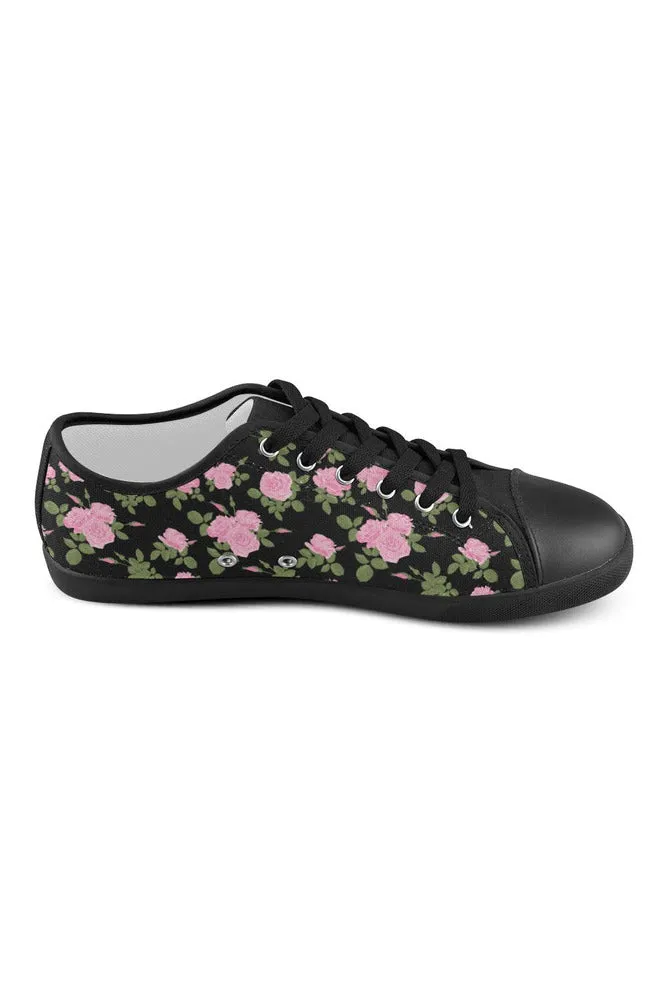 Rosey Midnight Women's Canvas Shoes (Model 016)