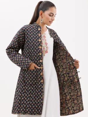 Shishir Heena Ajrakh Quilted Reversible Jacket