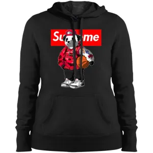 Supreme Bear Basketball T-shirt Women Hooded Sweatshirt