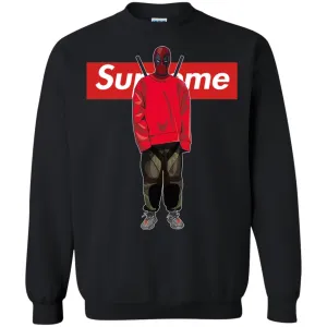 Supreme Deadpool Hiphop T-shirt Crewneck Pullover Sweatshirt