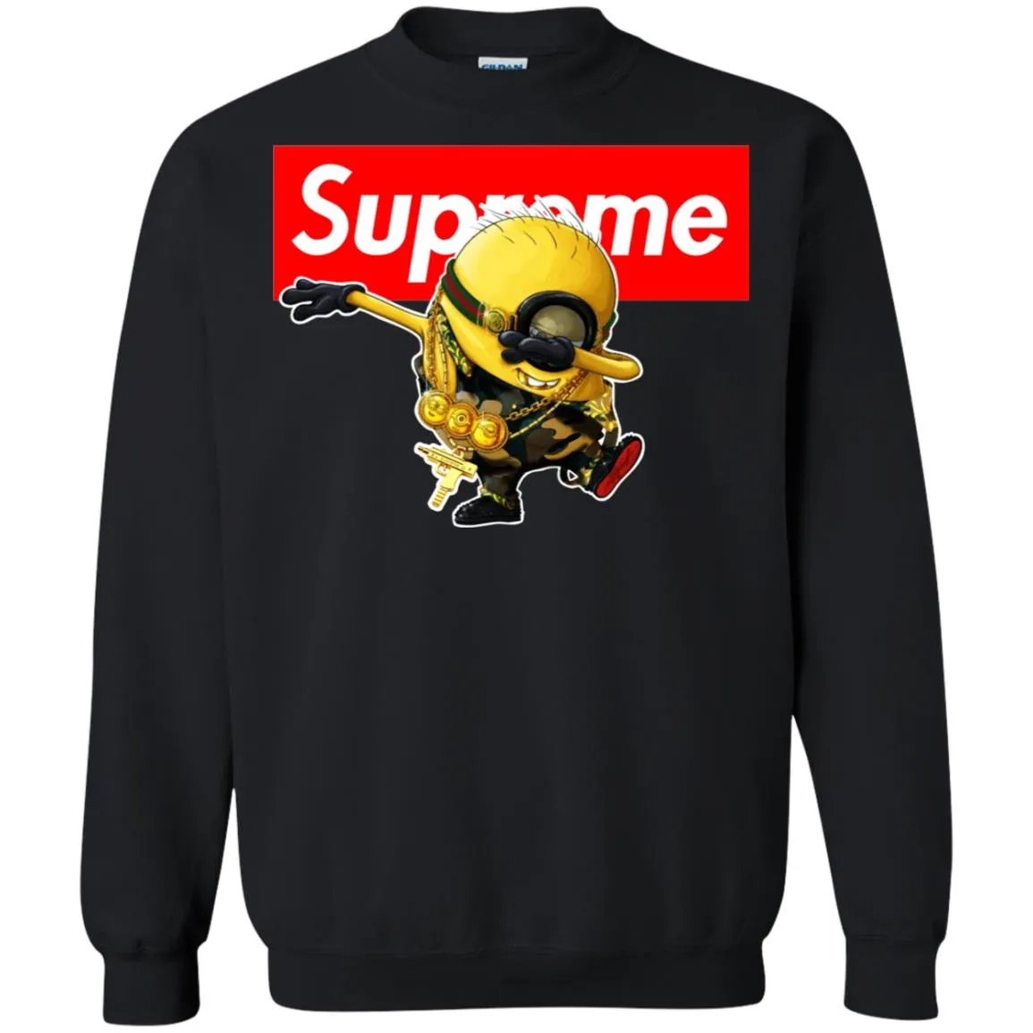 Supreme Minion T-shirt Trending Crewneck Pullover Sweatshirt