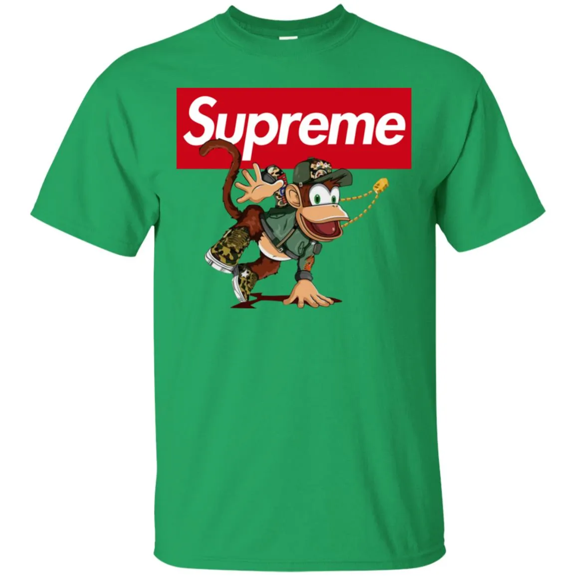 Supreme Monkey T-shirt Men Cotton T-Shirt