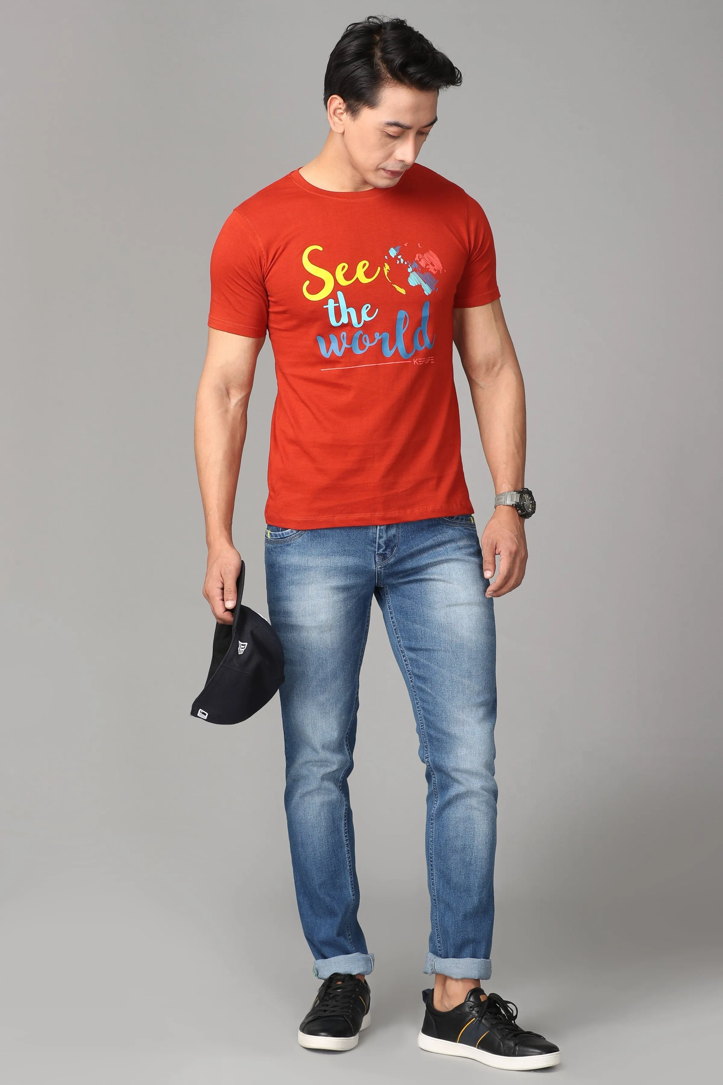 Travel Red T-Shirt