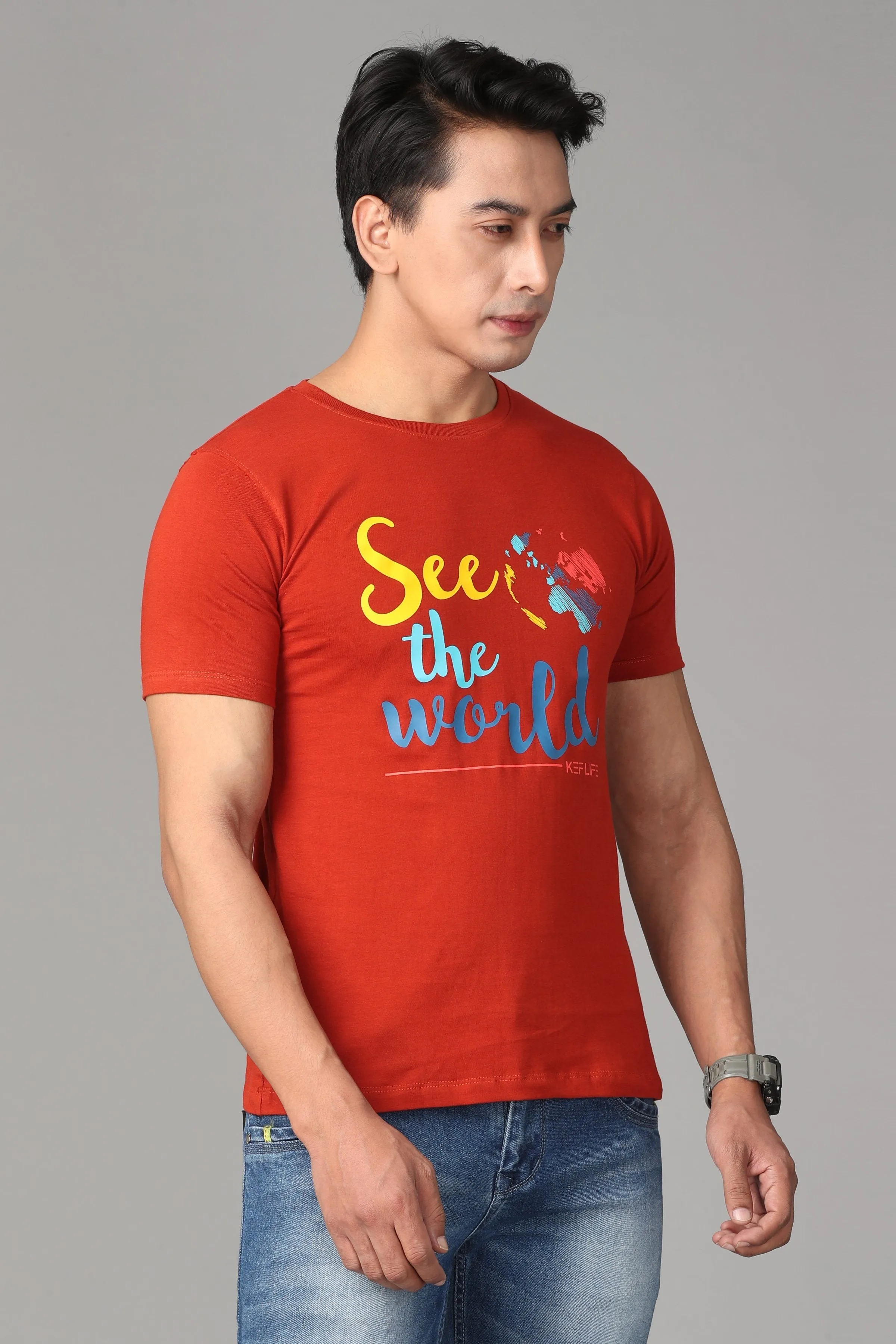 Travel Red T-Shirt