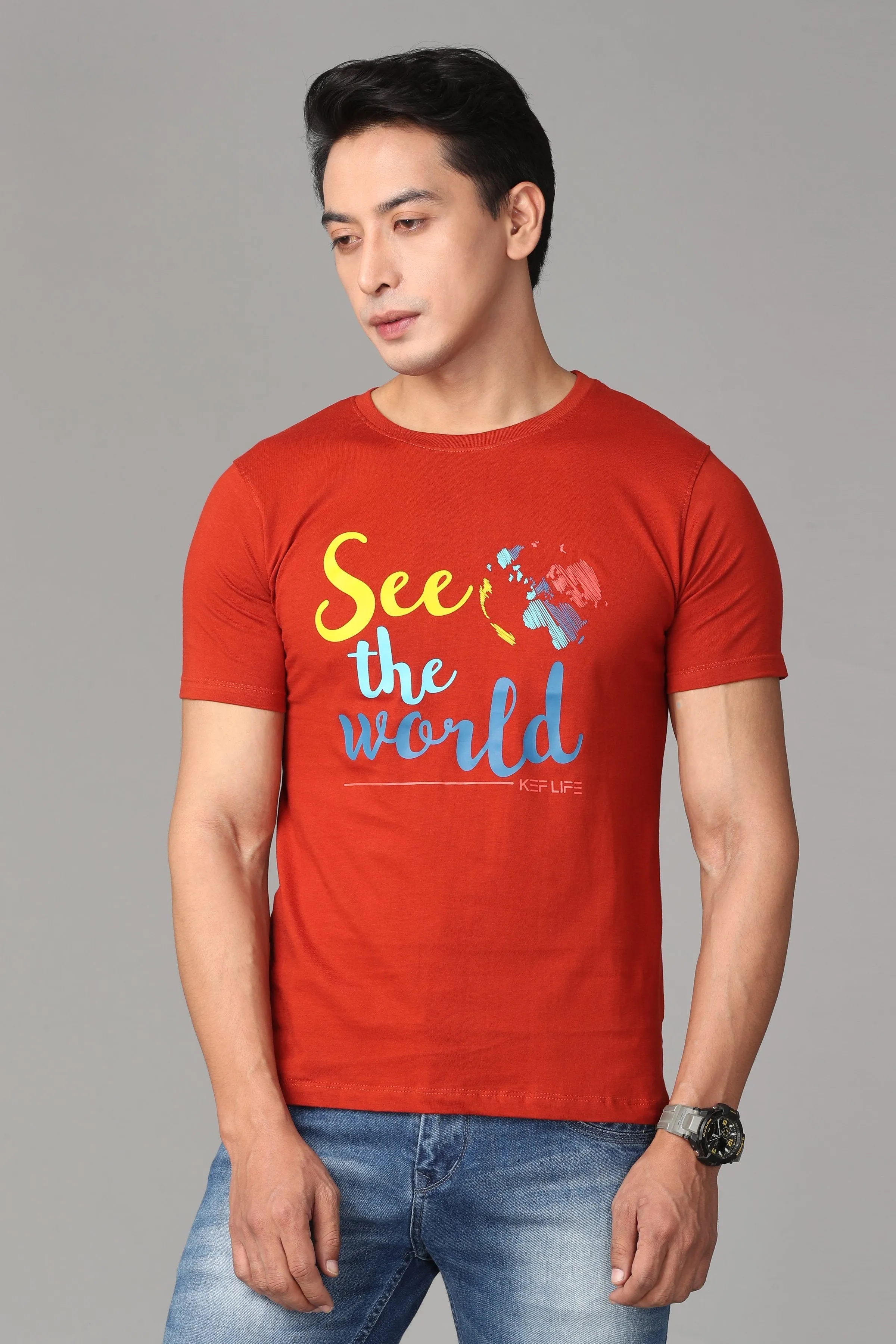 Travel Red T-Shirt