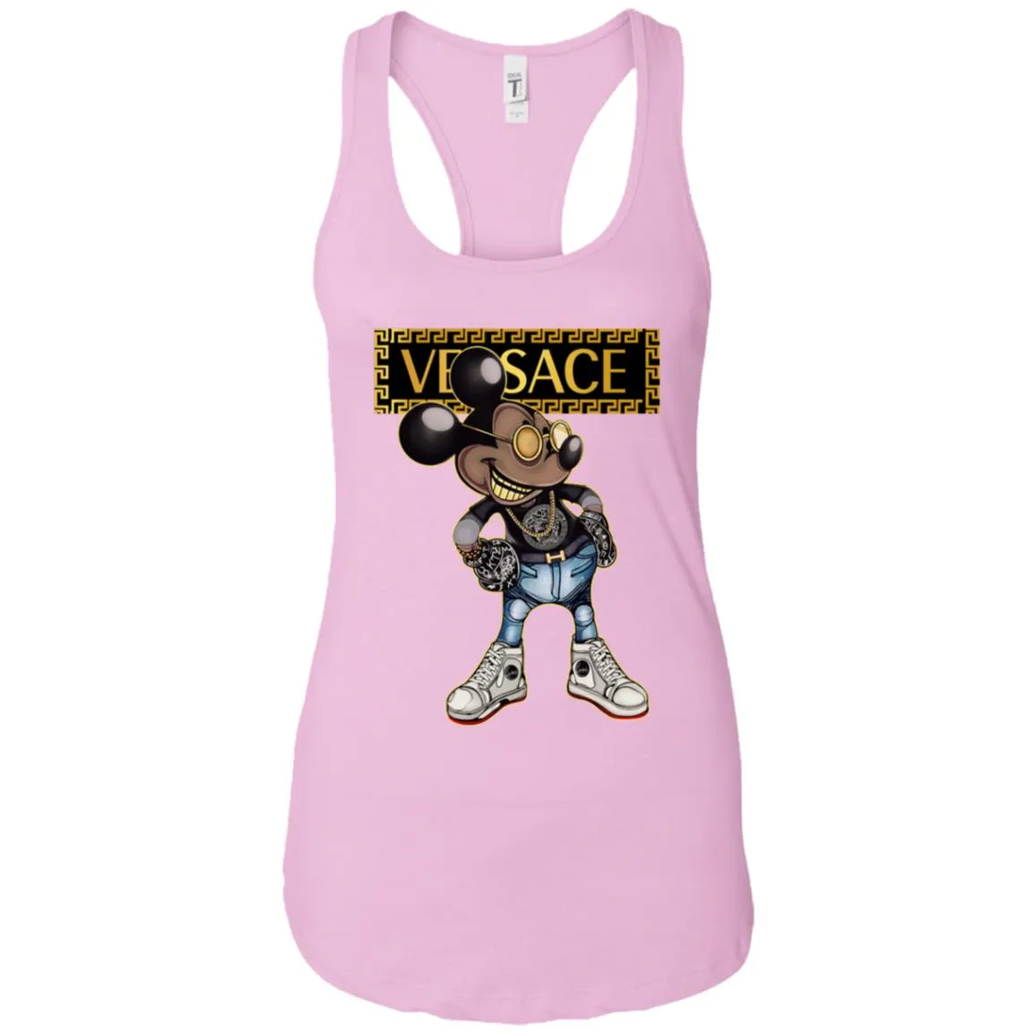 Versace Mickey Mouse Cartoon T-shirt Women Tank Top