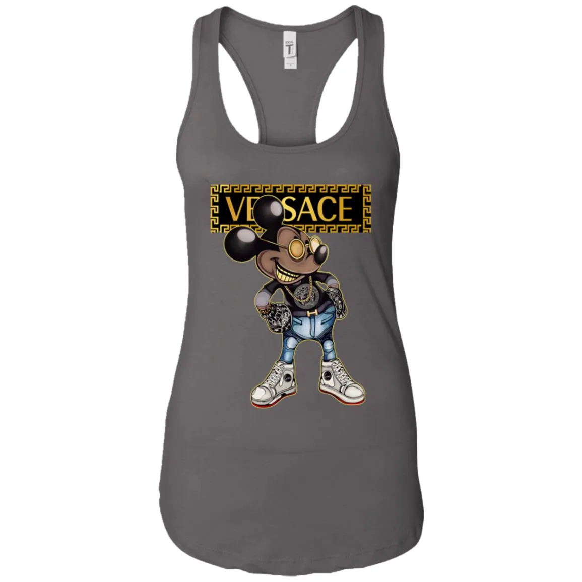 Versace Mickey Mouse Cartoon T-shirt Women Tank Top