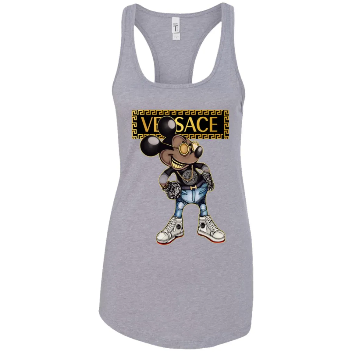 Versace Mickey Mouse Cartoon T-shirt Women Tank Top