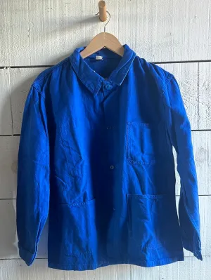 Vintage Indigo Chore Coat- Bright