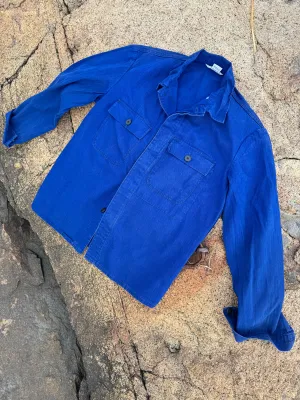 Vintage Over Shirt  - French Blue